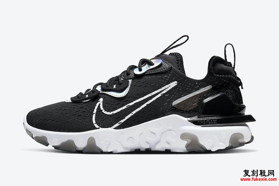 Nike React Vision Essential Black Iridescent CW0730-001发售日期信息