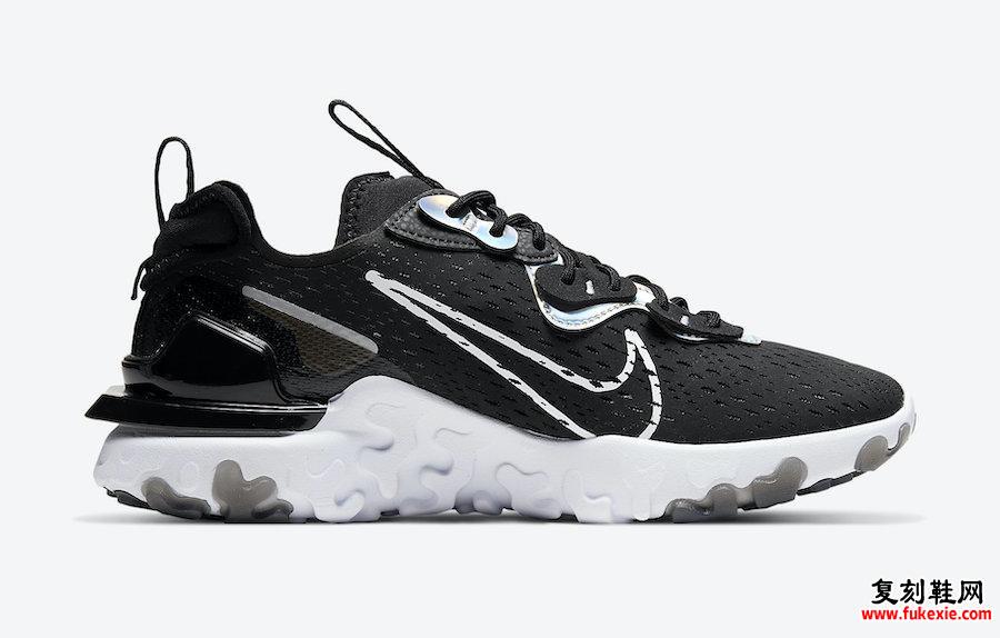 Nike React Vision Essential Black Iridescent CW0730-001发售日期信息