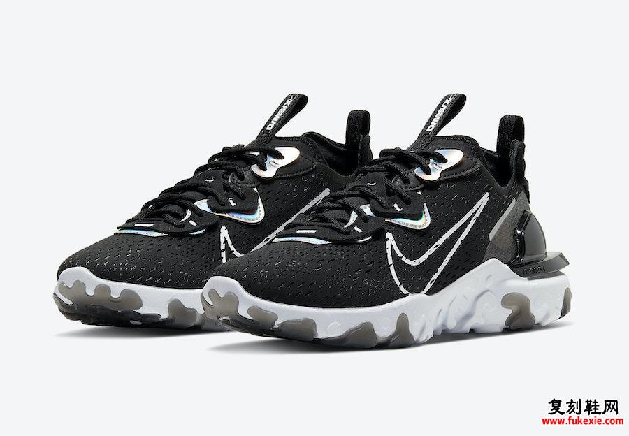 Nike React Vision Essential Black Iridescent CW0730-001发售日期信息