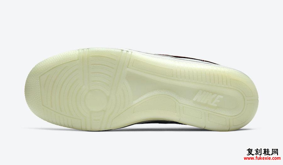 Nike Sky Force 3/4蛇皮CW7074-100发售日期