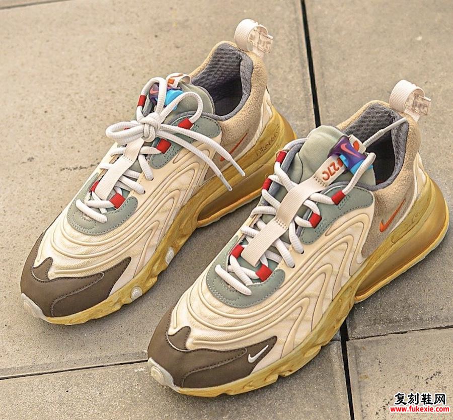 Travis Scott Nike Air Max 270 React CT2864-200发售