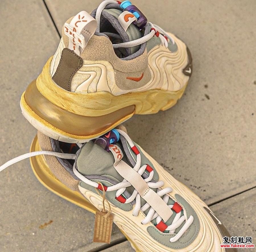 Travis Scott Nike Air Max 270 React CT2864-200发售