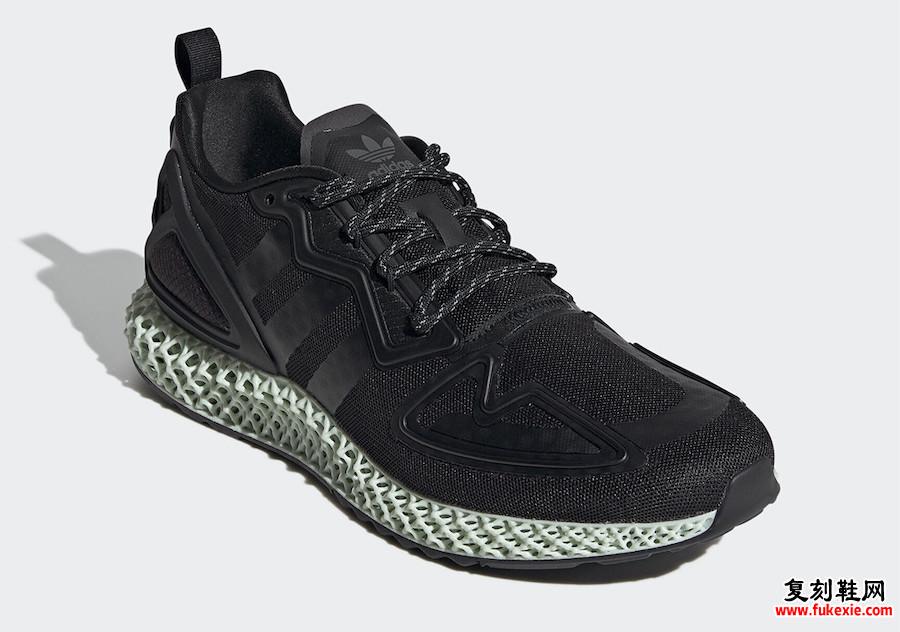 adidas ZX 2K 4D Core Black FV9027发售日期