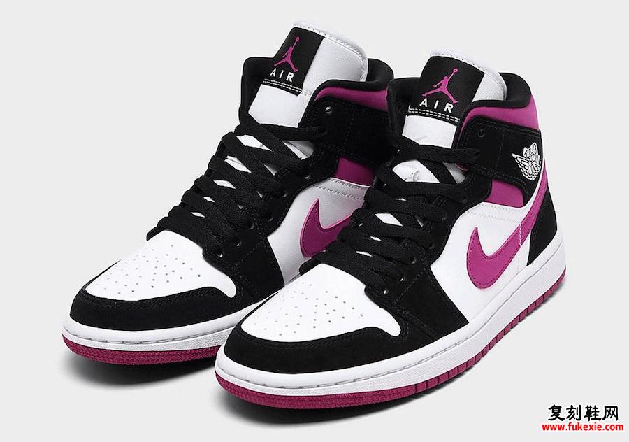 Air Jordan 1 Mid WMNS Magenta BQ6472-005发售日期