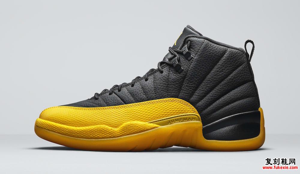 Air Jordan 12 Black Yellow 130690-070发售日期