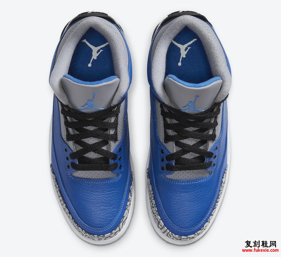 Air Jordan 3 Varsity Royal CT8532-400发售日期