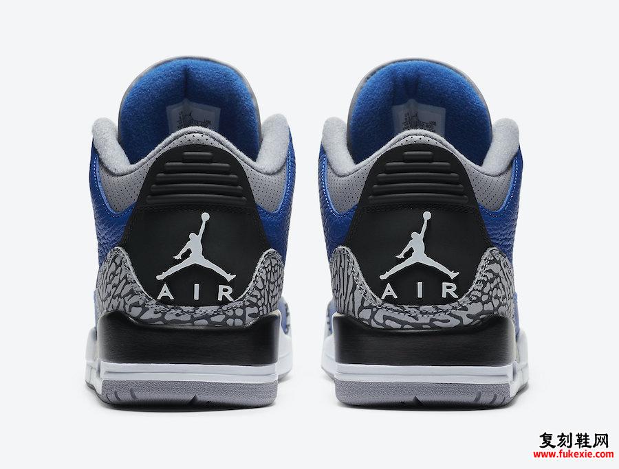 Air Jordan 3 Varsity Royal CT8532-400发售日期