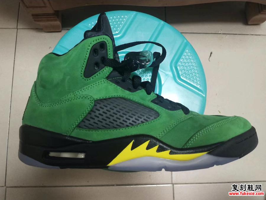 Air Jordan 5 Oregon Ducks CK6631-307 2020发售信息