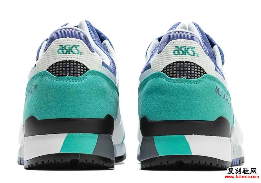 Asics Gel Lyte III White Teal Blue 30周年发布日期信息