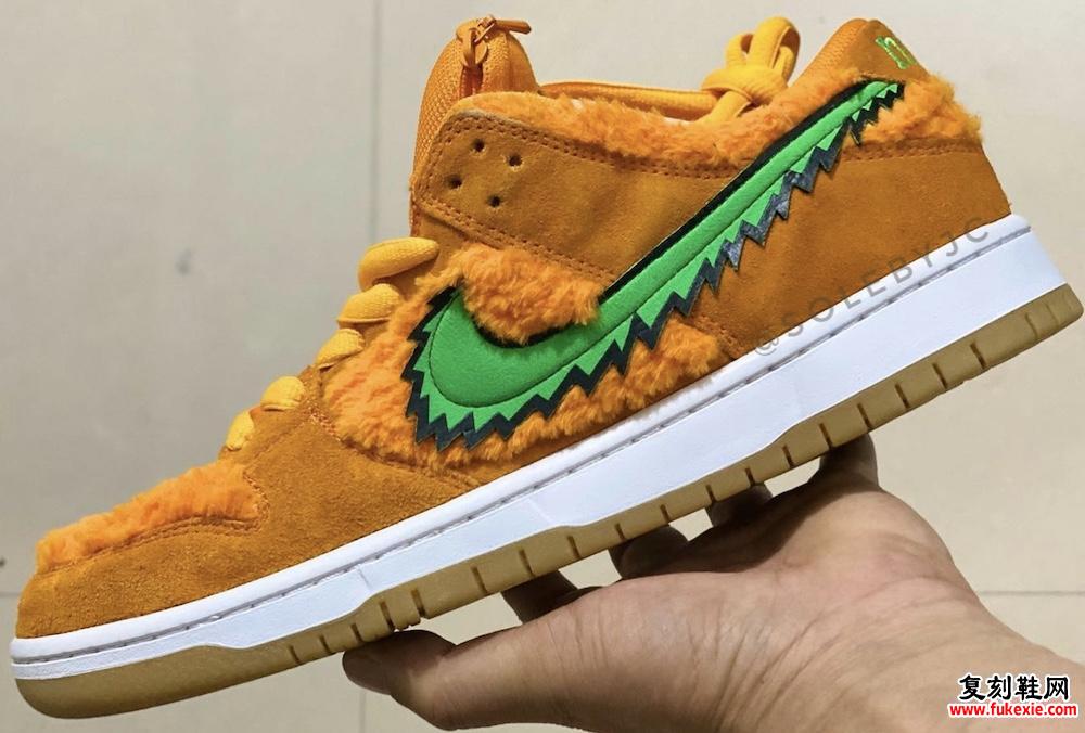 Grateful Dead Nike SB Dunk Low Orange发售日期信息