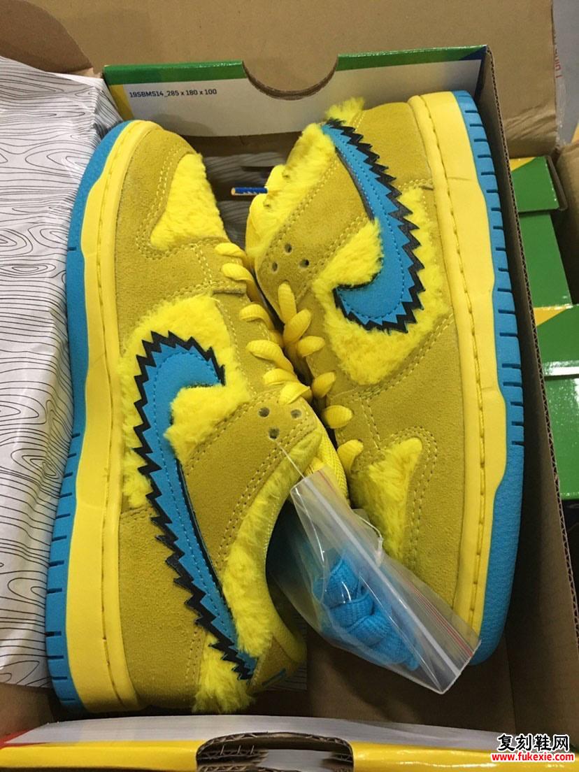 Grateful Dead Nike SB Dunk Low Yellow Bear CJ5378-700发售信息