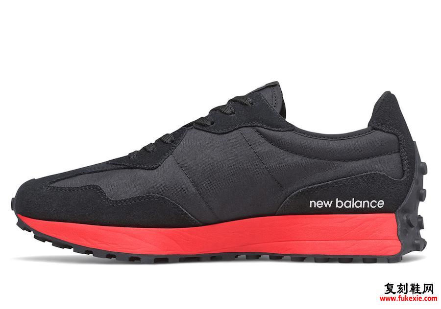 New Balance 327黑色红色紫色发售日期信息