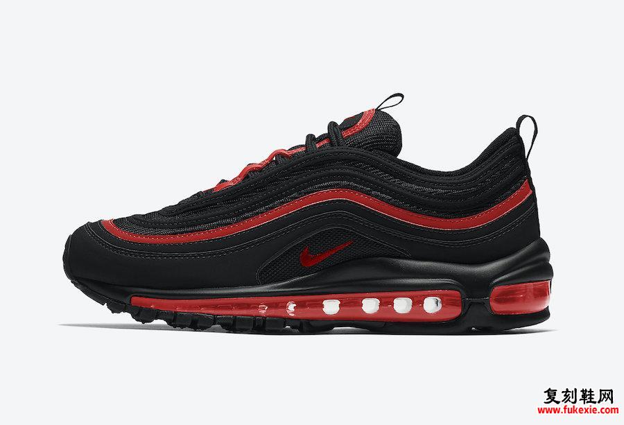 Nike Air Max 97 GS Black Red 921522-023发售日期