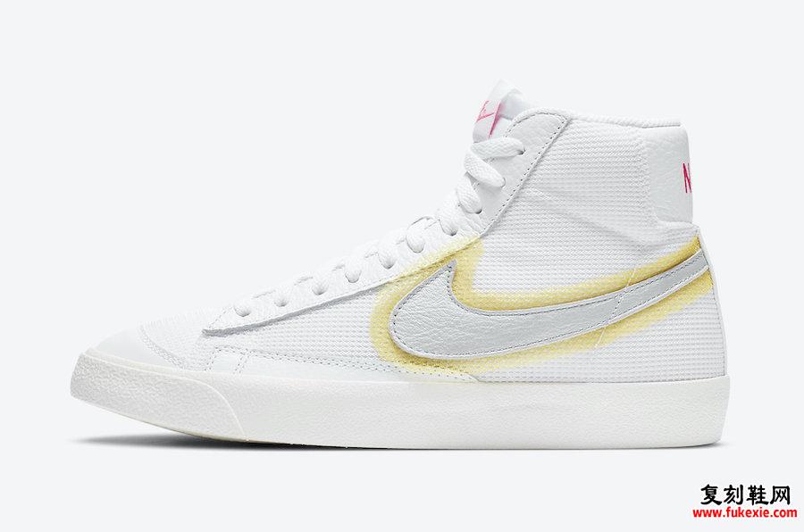 Nike Blazer Mid 77 Vintage White University Gold CZ8105-100发售日期