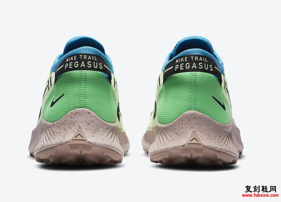 Nike Pegasus Trail 2 Barely Volt Laser Blue Poison Green黑色CK4305-700发售日期