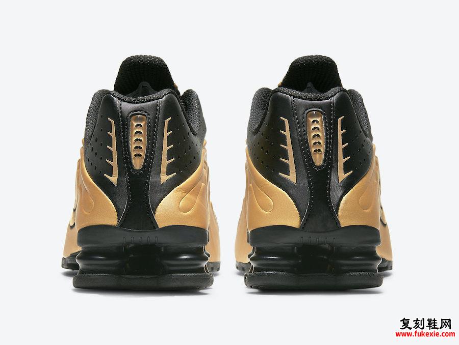 Nike Shox R4 Metallic Gold黑色104265-702发售日期信息