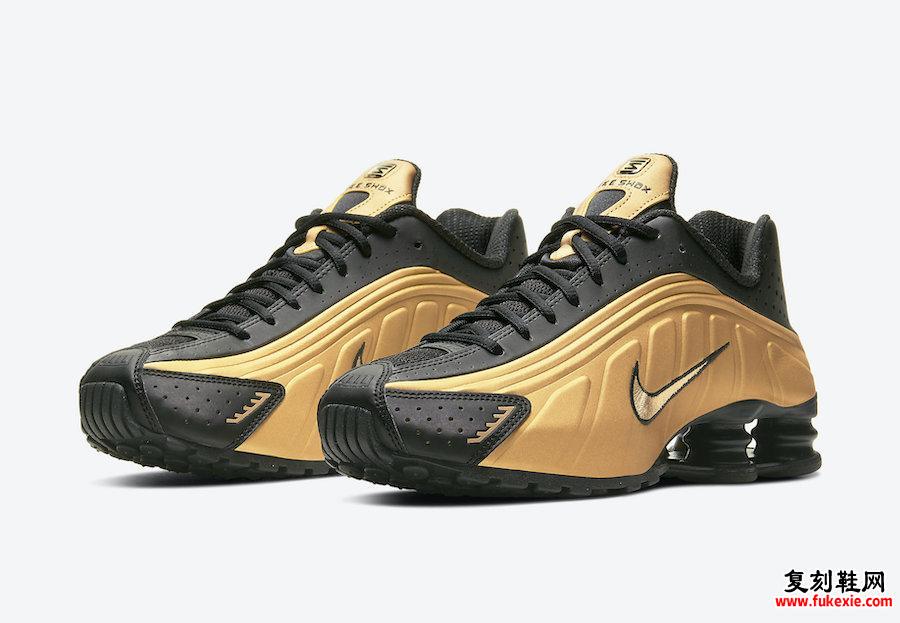 Nike Shox R4 Metallic Gold黑色104265-702发售日期信息