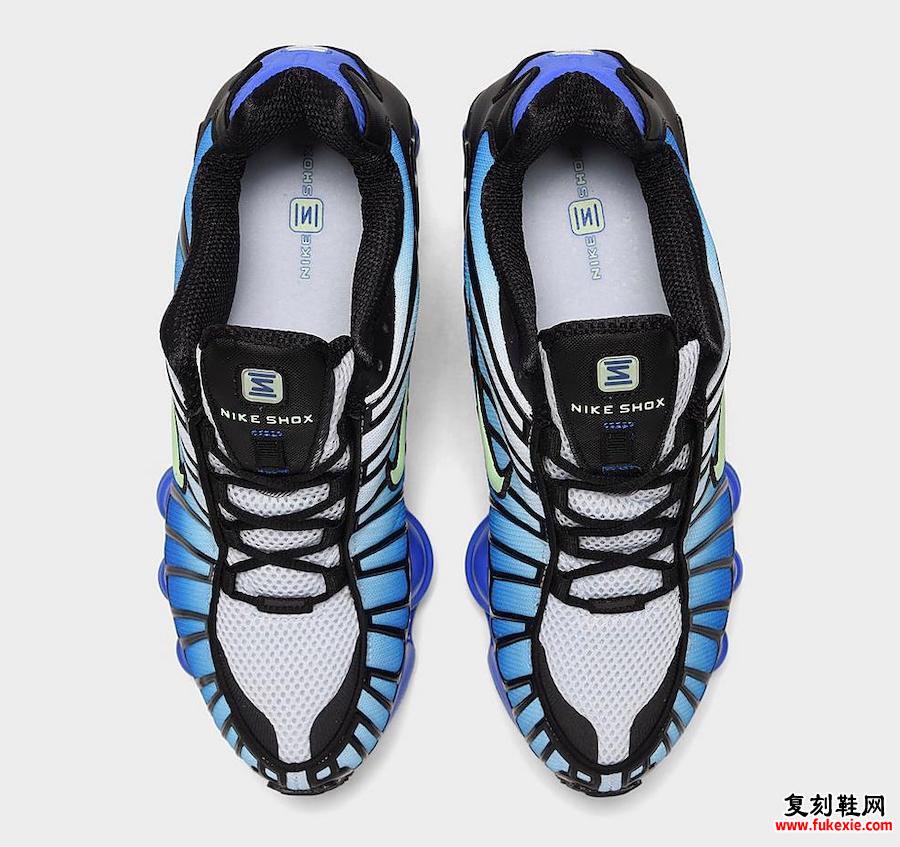 Nike Shox TL Racer Blue Vapor Green AV3595-009发售日期