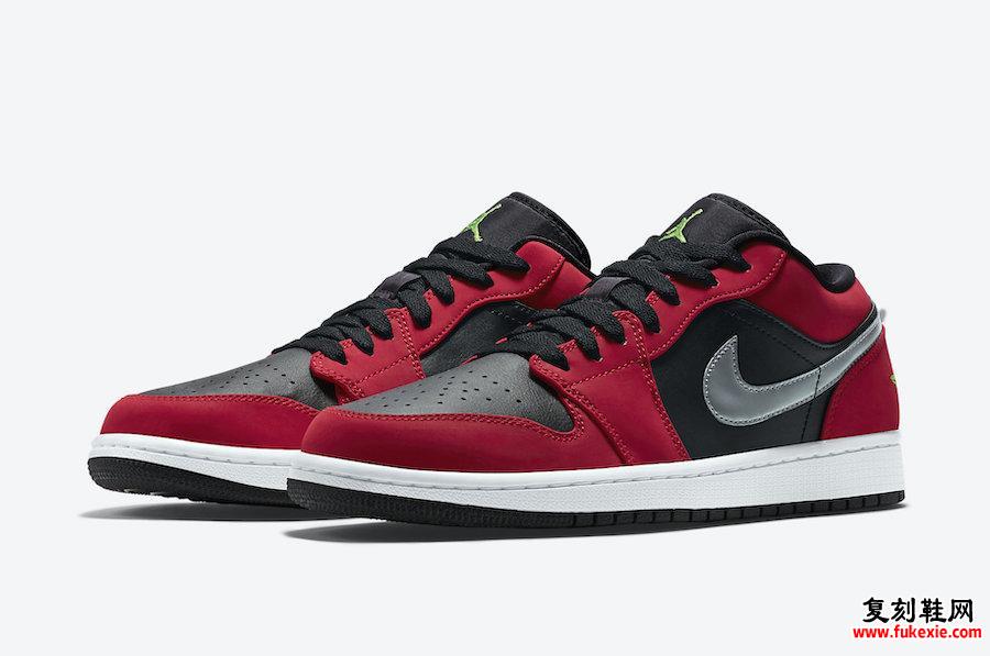 Air Jordan 1 Low Gym Red Green Pulse 553558-036发售日期