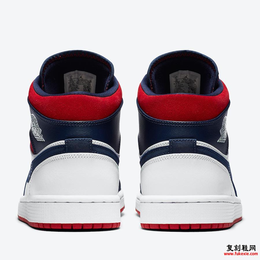 Air Jordan 1 Mid SE USA 852542-104发售日期