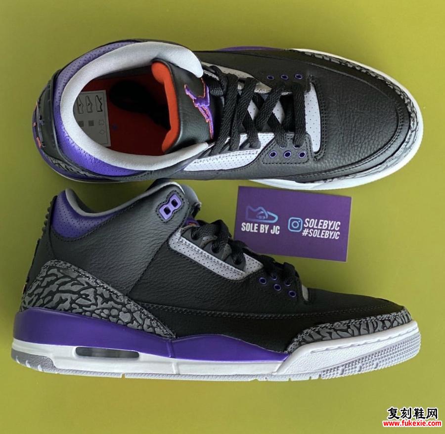 Air Jordan 3 Court Purple Suns CT8532-050发售日期定价