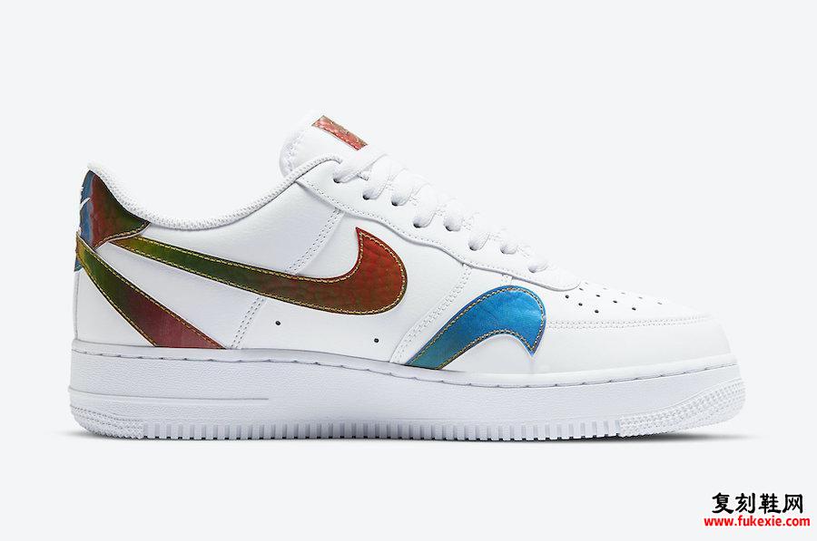 Nike Air Force 1 White Misplaced Swoosh CK7214-101发售日期