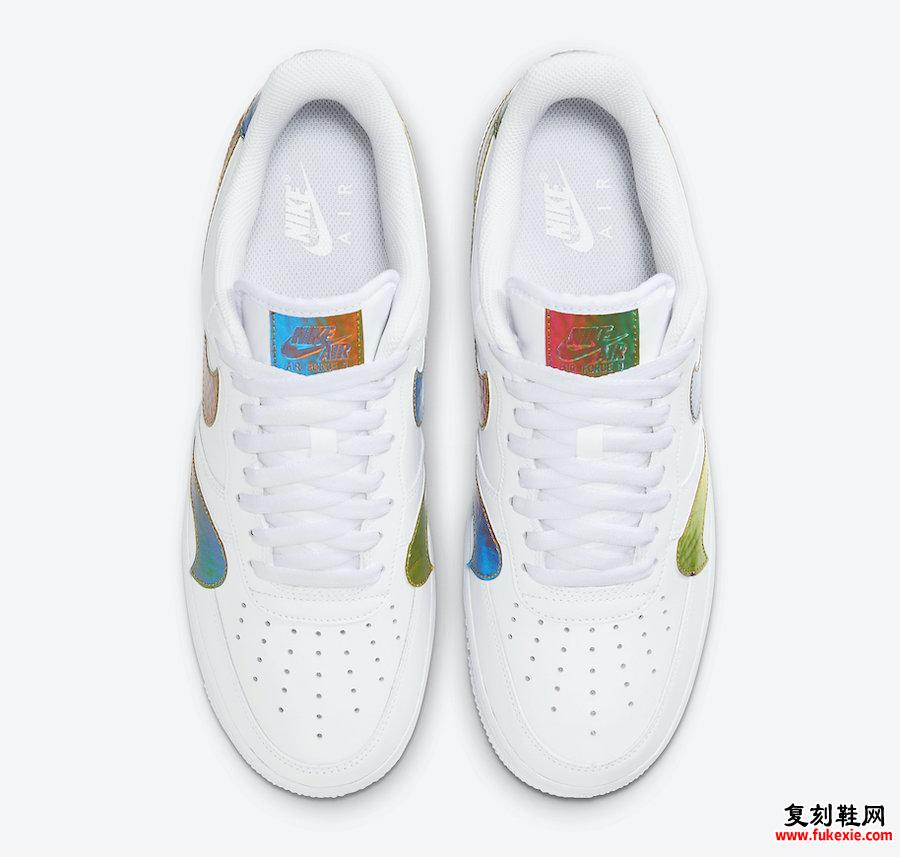 Nike Air Force 1 White Misplaced Swoosh CK7214-101发售日期