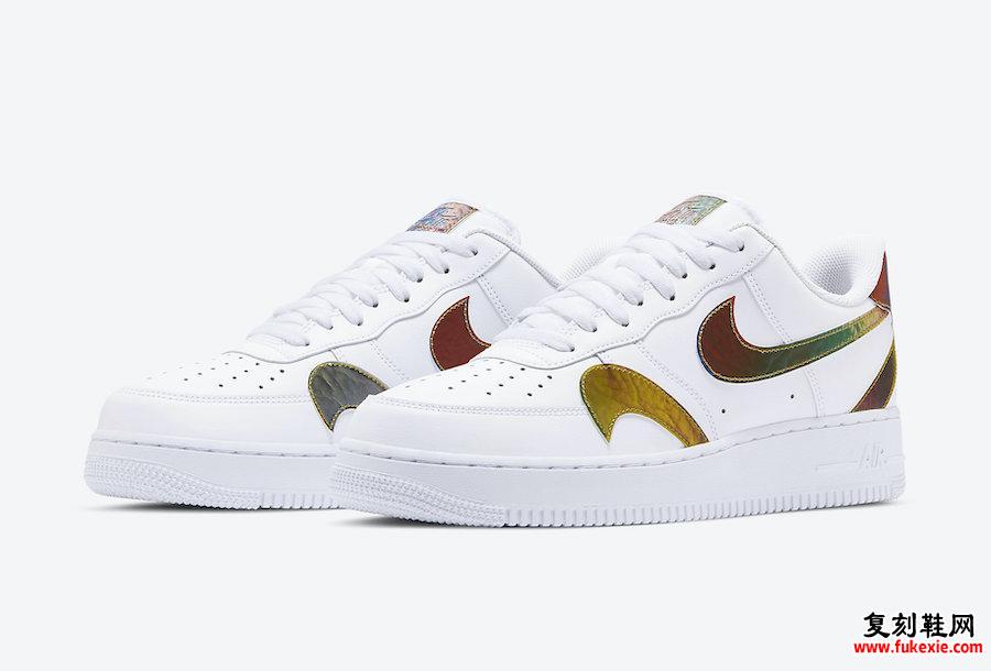 Nike Air Force 1 White Misplaced Swoosh CK7214-101发售日期