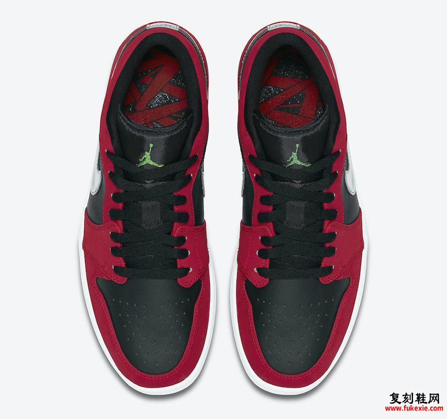 Air Jordan 1 Low Gym Red Green Pulse 553558-036发售日期