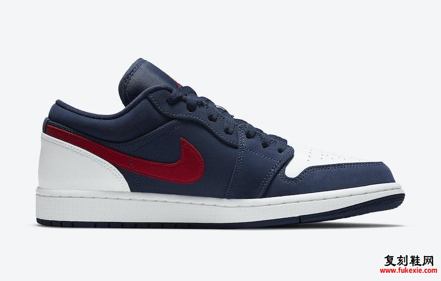 Air Jordan 1 Low USA CZ8454-400发售日期