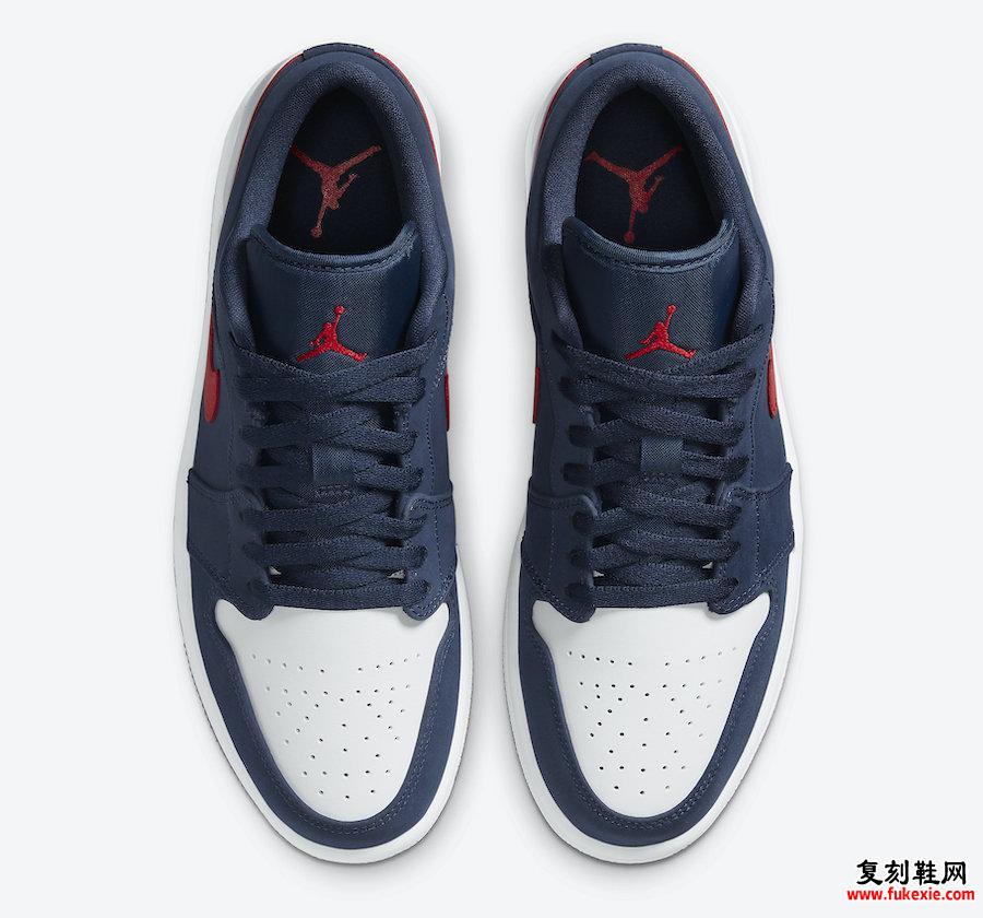 Air Jordan 1 Low USA CZ8454-400发售日期