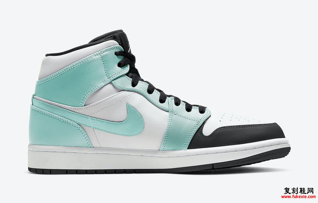 Air Jordan 1 Mid Island Green 554724-132发售日期