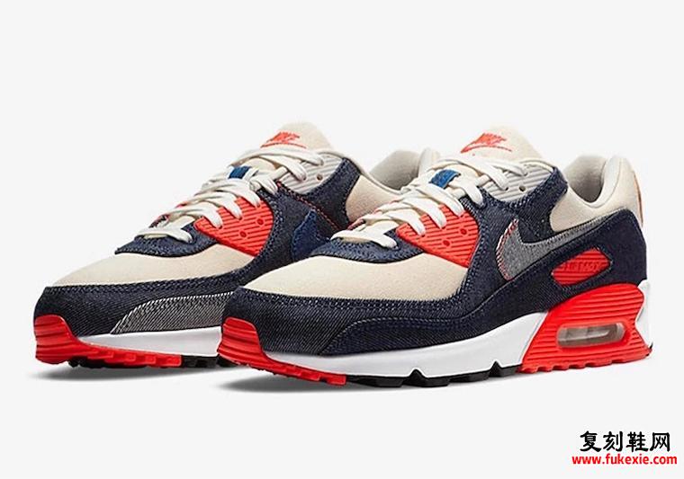 DENHAM Nike Air Max 90 Infrared发布日期信息