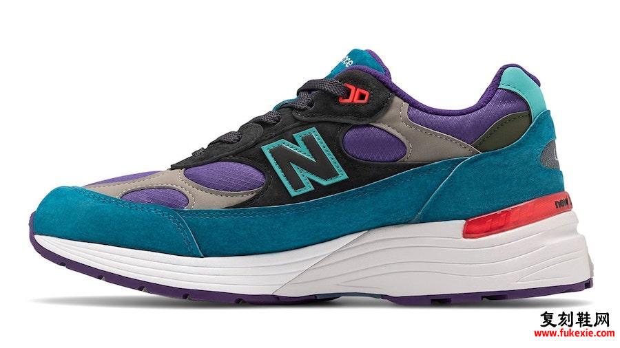 New Balance 992 Purple Teal发售日期信息