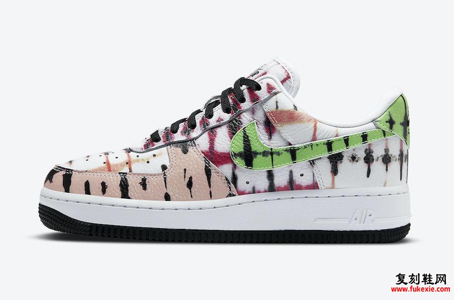 Nike Air Force 1 Low黑色扎染CW1267-101发售日期