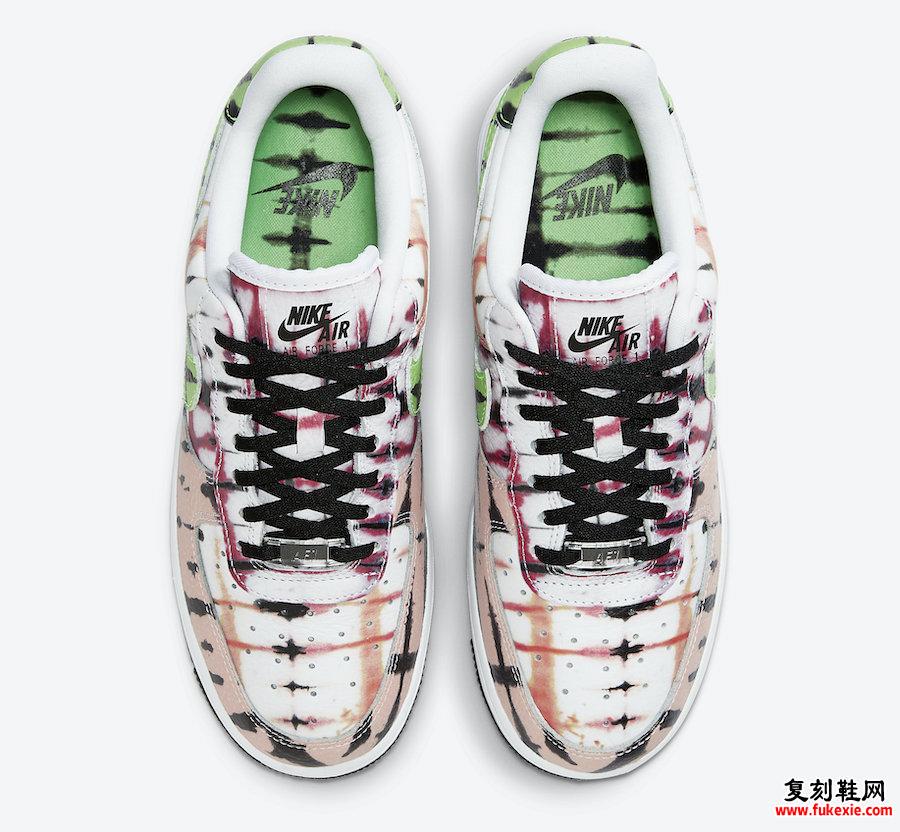 Nike Air Force 1 Low黑色扎染CW1267-101发售日期