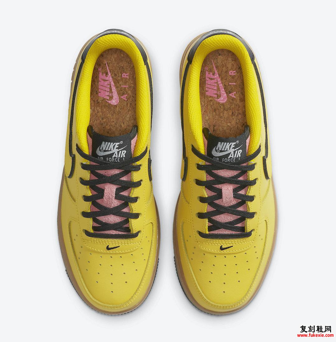 Nike Air Force 1 Low GS Yellow Gum CZ7948-700发售日期