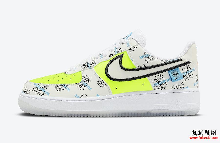 Nike Air Force 1 Worldwide Pack DA1343-117发售日期信息