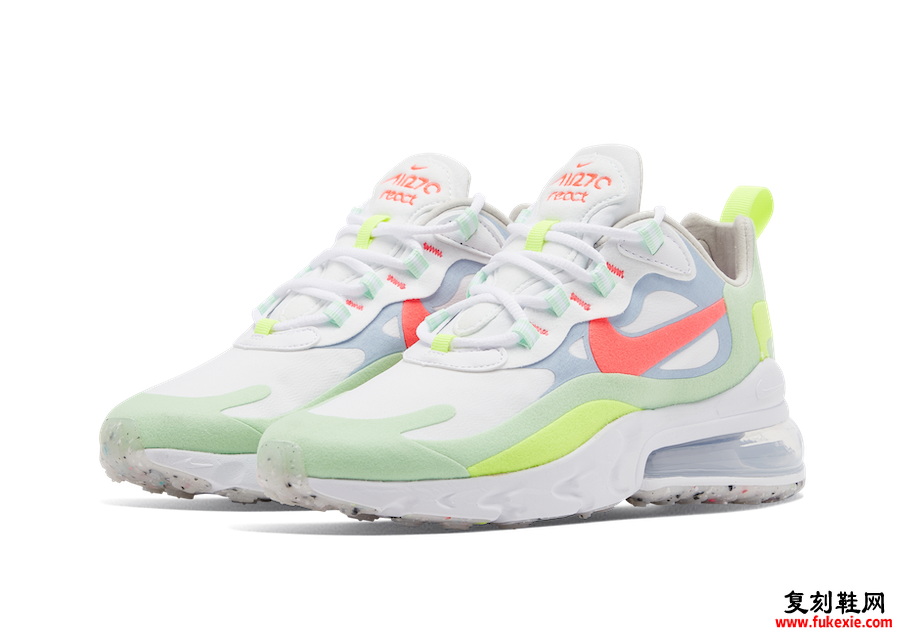 Nike Air Max 270 React Flash Crimson Cucumber DB5927-161发售日期