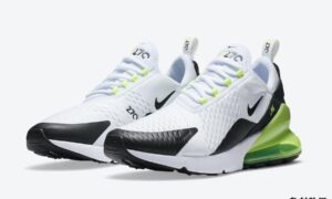 Nike Air Max 270 White Black Volt DC0957-100发售日期