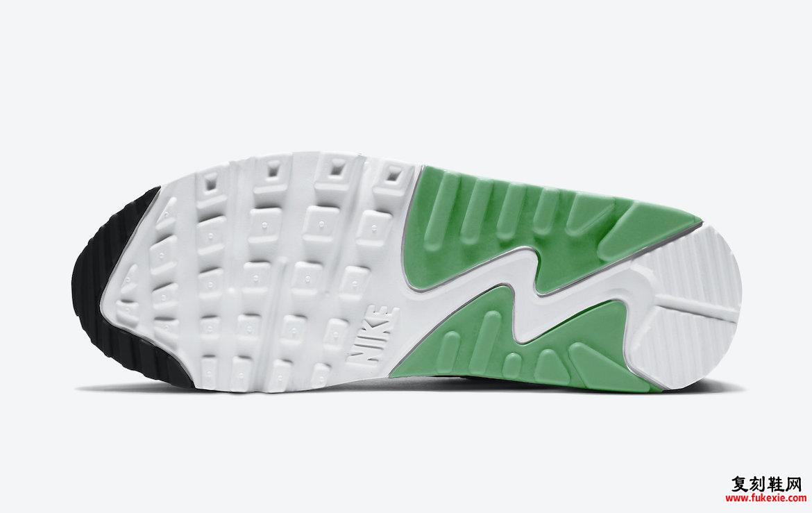 Nike Air Max 90 White Black Green CT1039-101发售日期