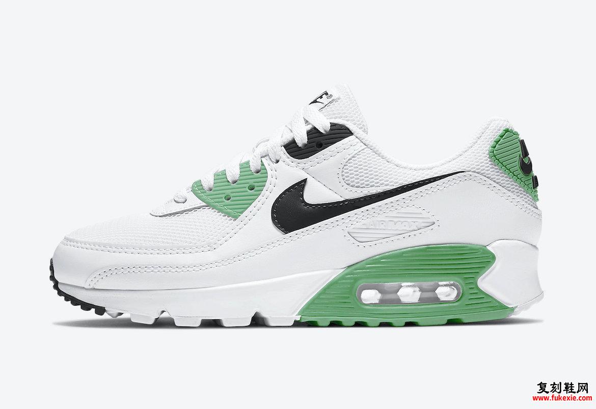 Nike Air Max 90 White Black Green CT1039-101发售日期