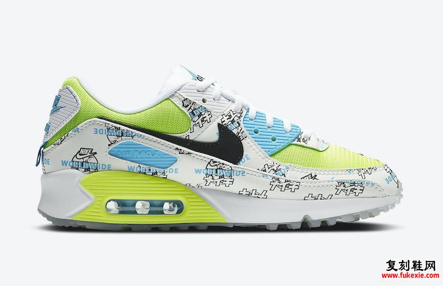 Nike Air Max 90 WMNS Worldwide Pack DA1342-107发售日期信息