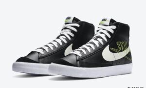 Nike Blazer Mid Black White Volt DA4651-001发售日期信息