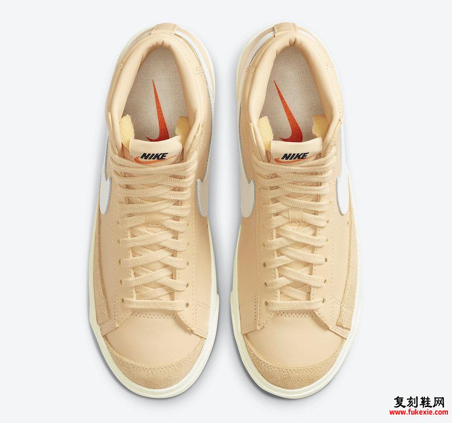Nike Blazer Mid帆布白色CZ1055-700发售日期