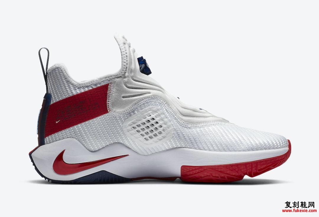 Nike LeBron Soldier 14 White Red CK6024-100发售日期