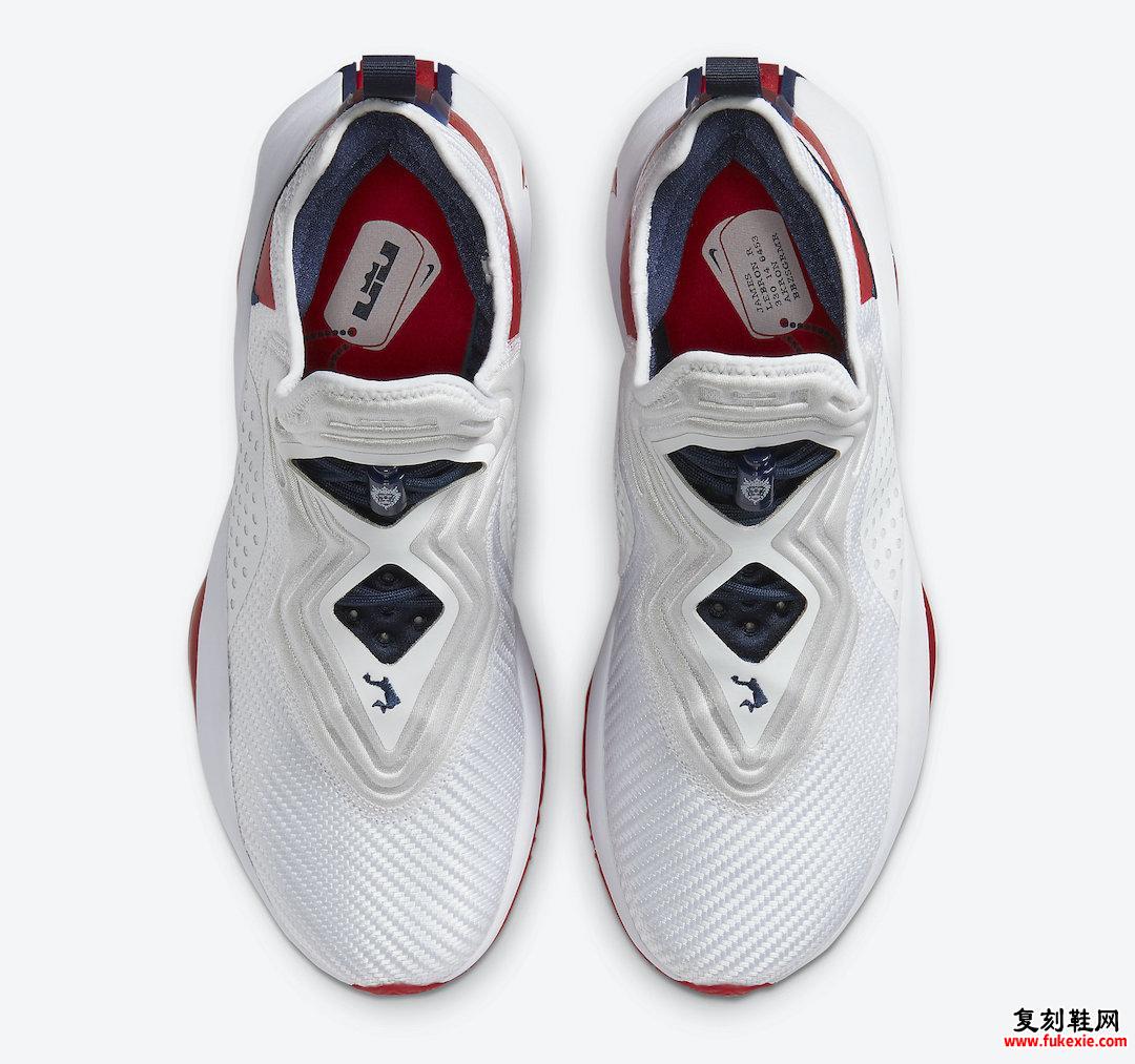 Nike LeBron Soldier 14 White Red CK6024-100发售日期