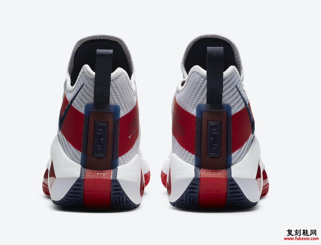 Nike LeBron Soldier 14 White Red CK6024-100发售日期