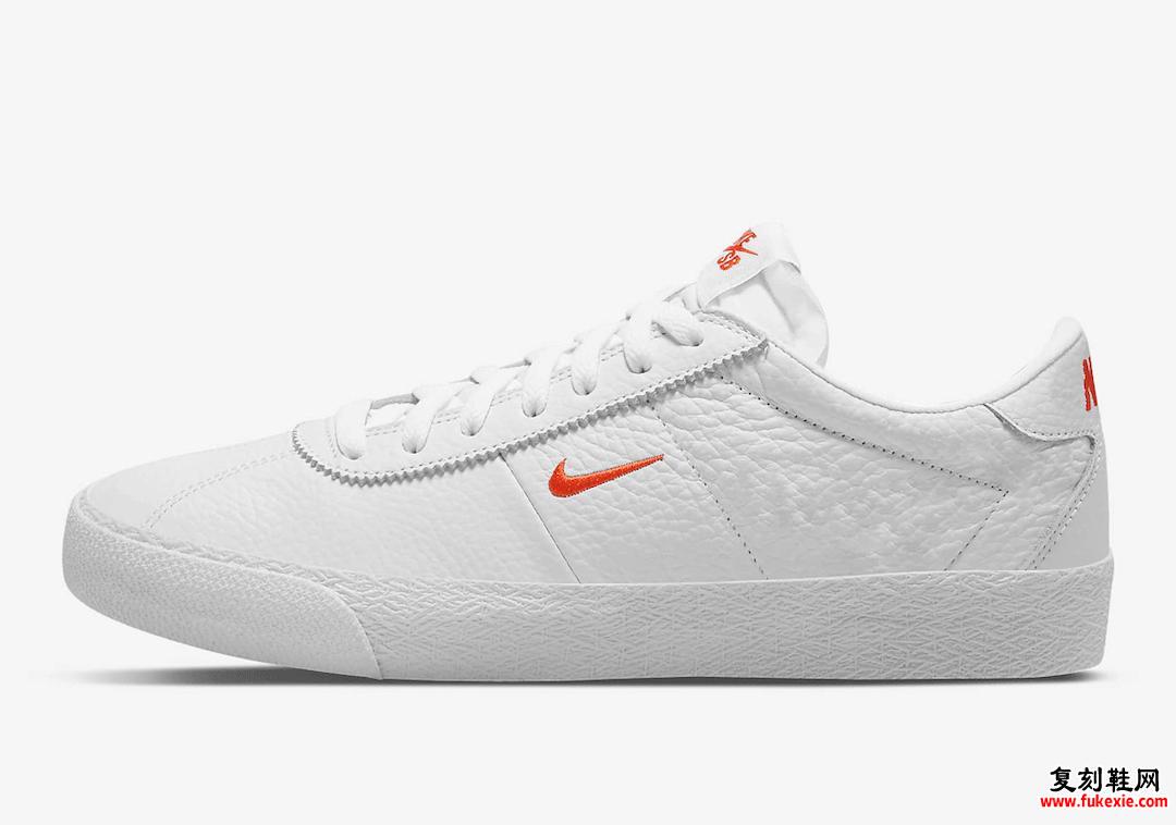 Nike SB Zoom Bruin White Team Orange AQ7941-101发售日期信息