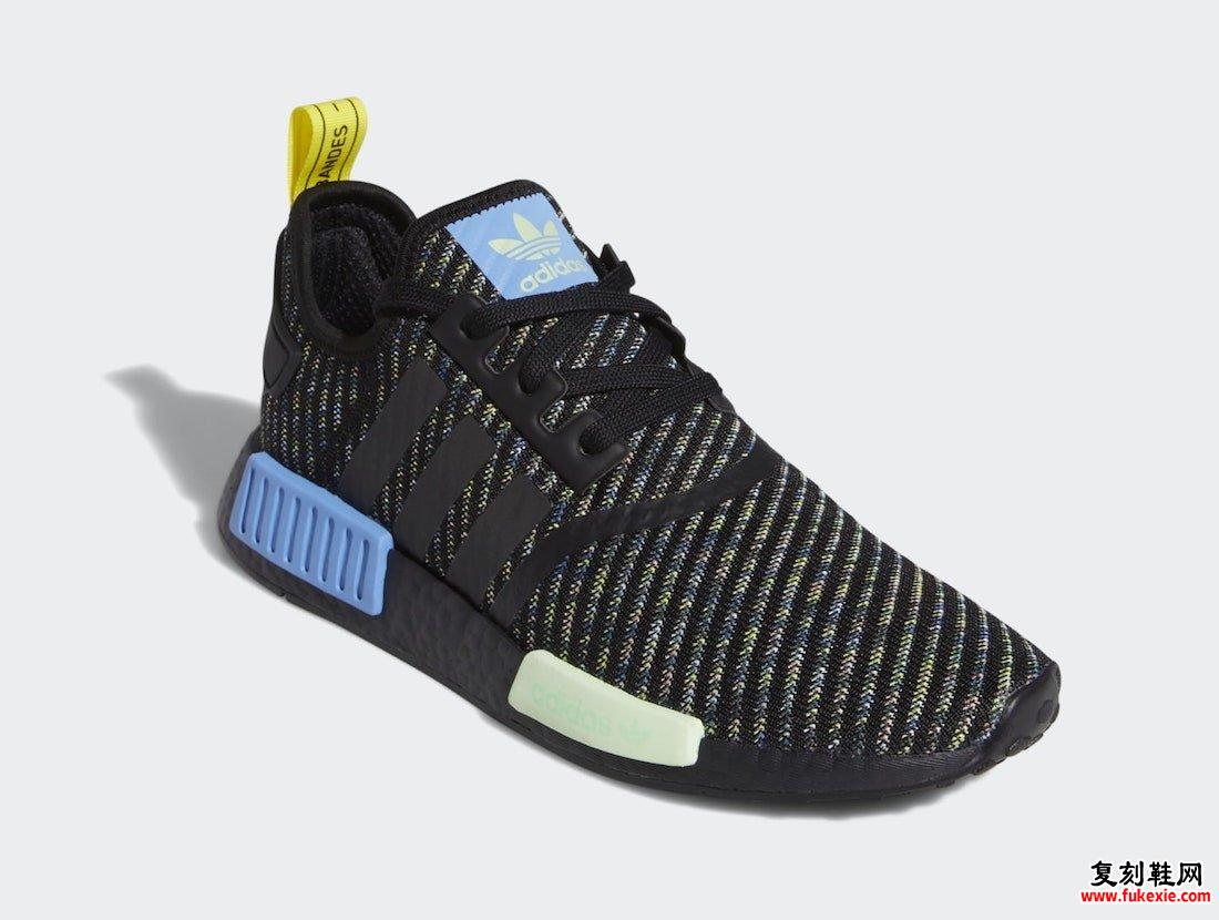 adidas NMD R1 Black Real Blue EG7945发售日期